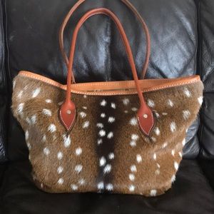 REAL AXIS HIDE and REAL LEATHER PURSE!